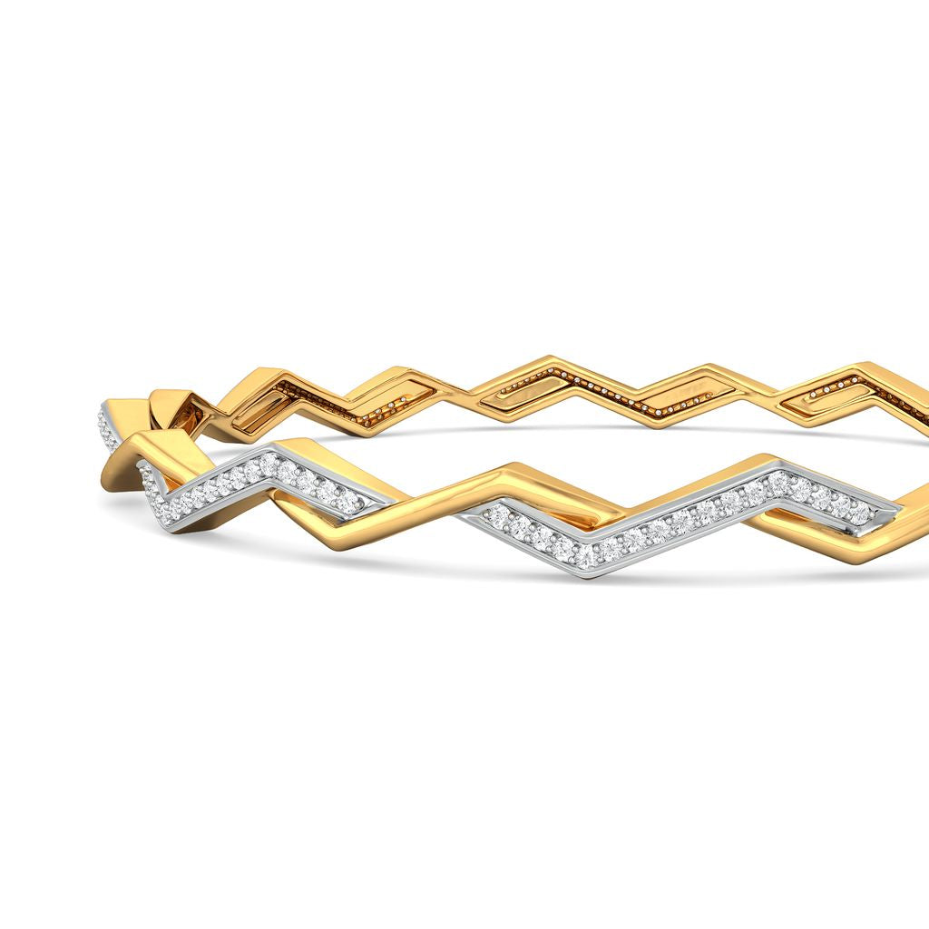 Tangled Diamond Bangles