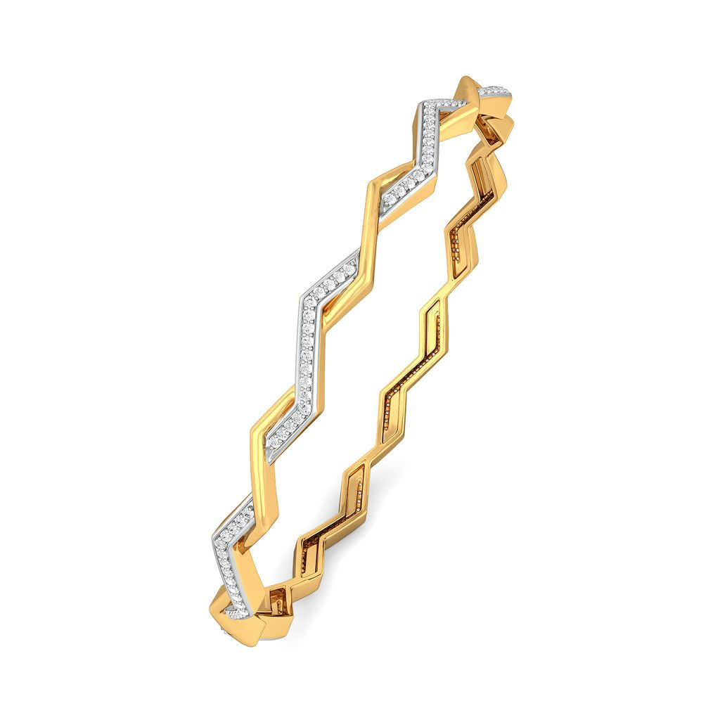 Tangled Diamond Bangles