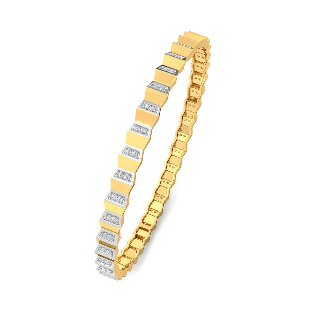 Wave Rave Diamond Bangles