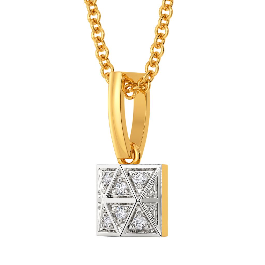 Tartan Theory Diamond Pendants