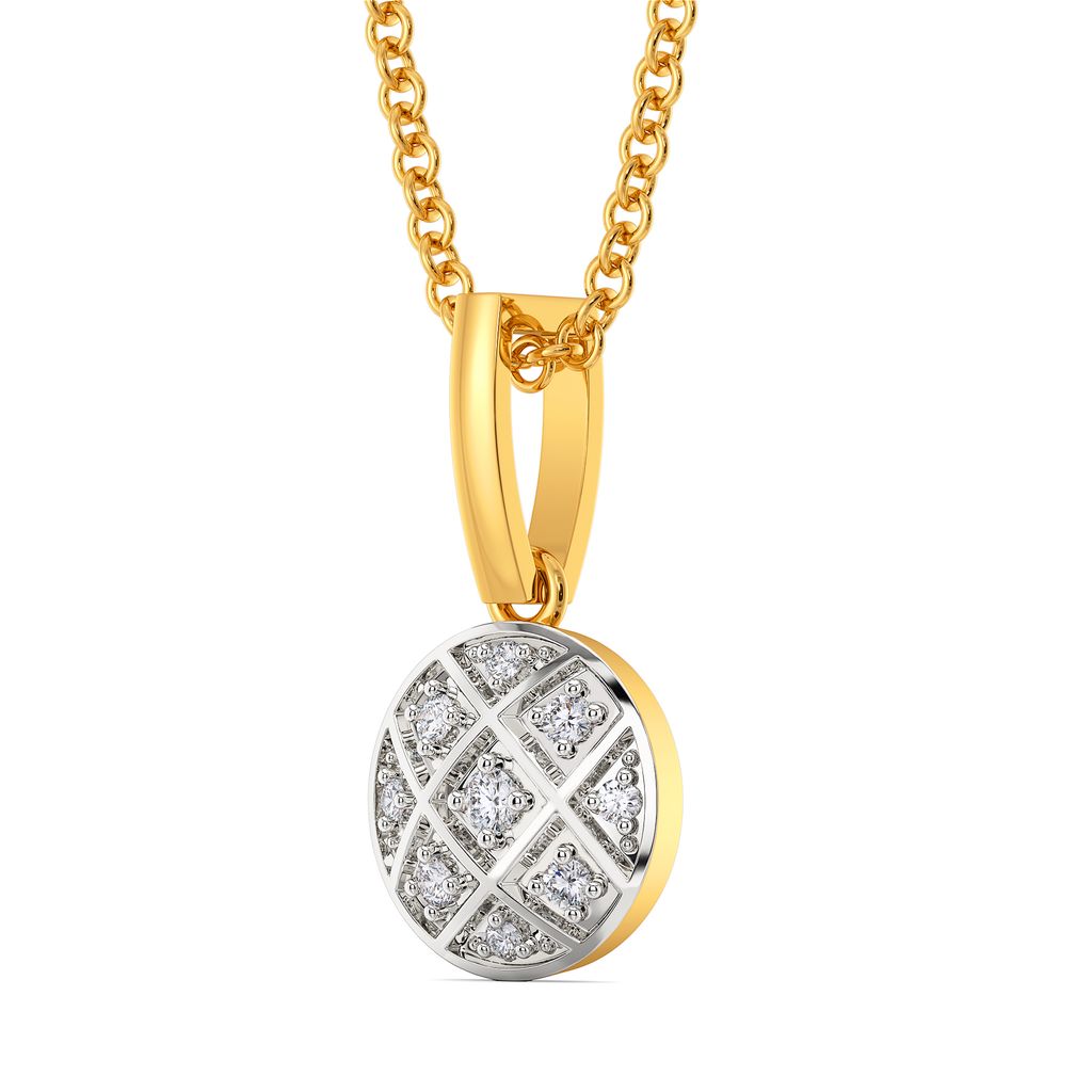 The Check Deck Diamond Pendants