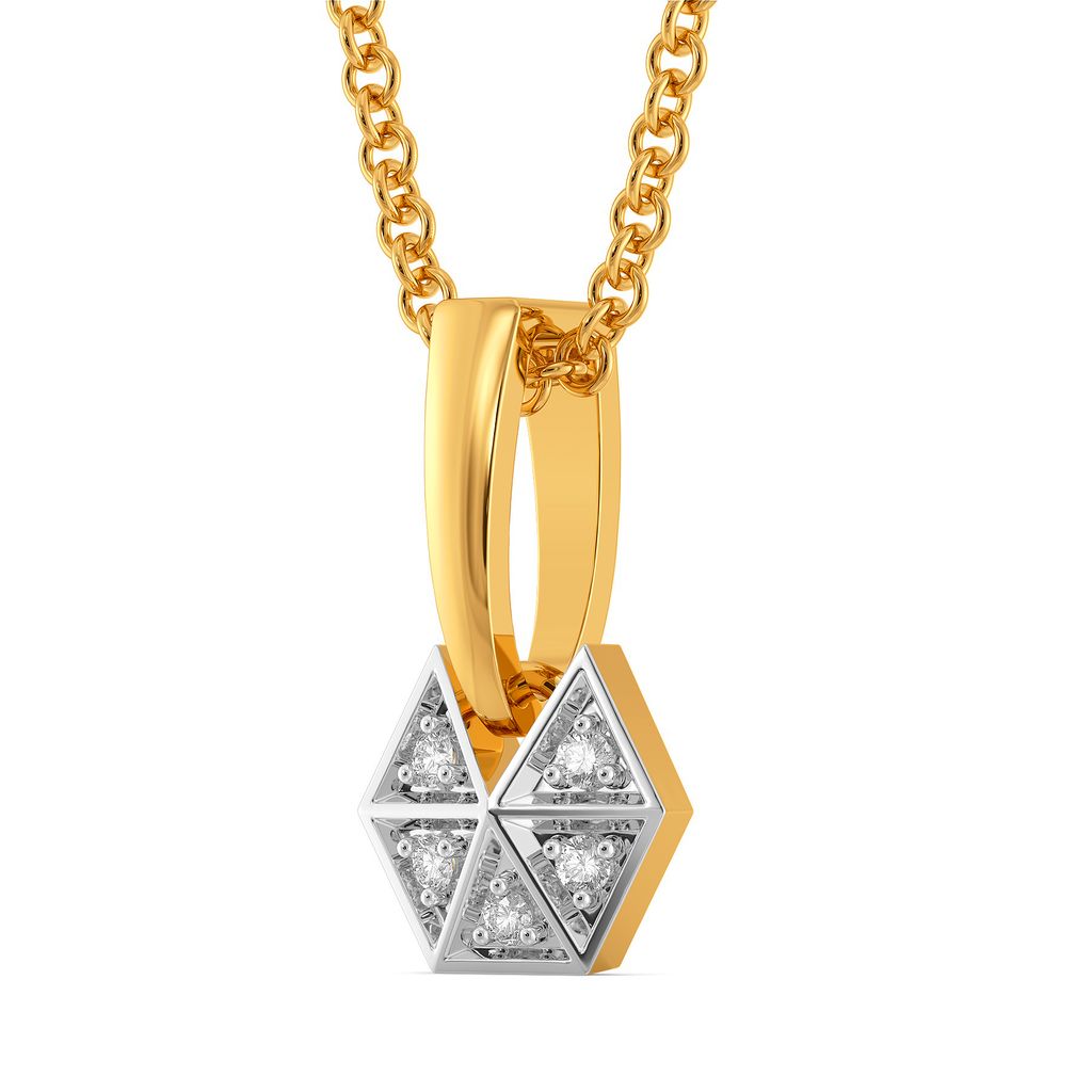 Plaid Power Diamond Pendants