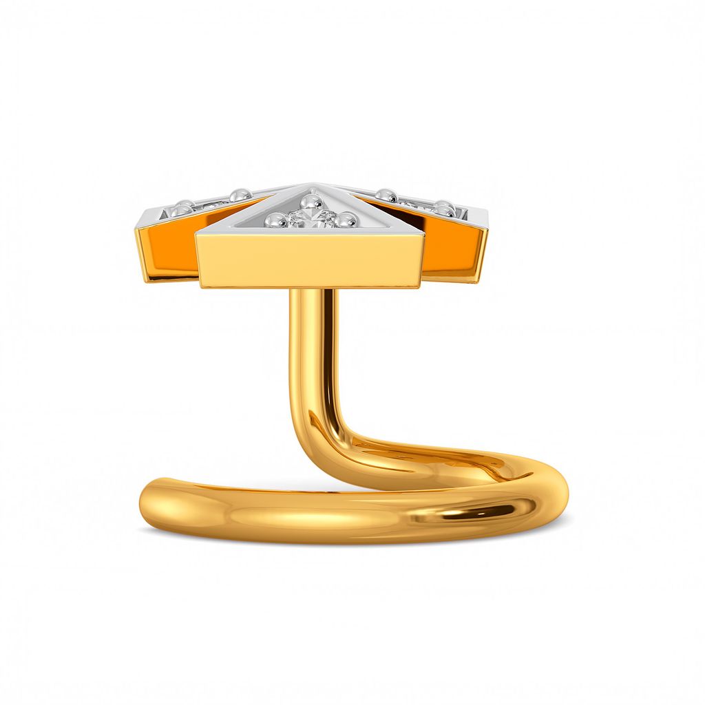 Check Stride Diamond Nose Pins