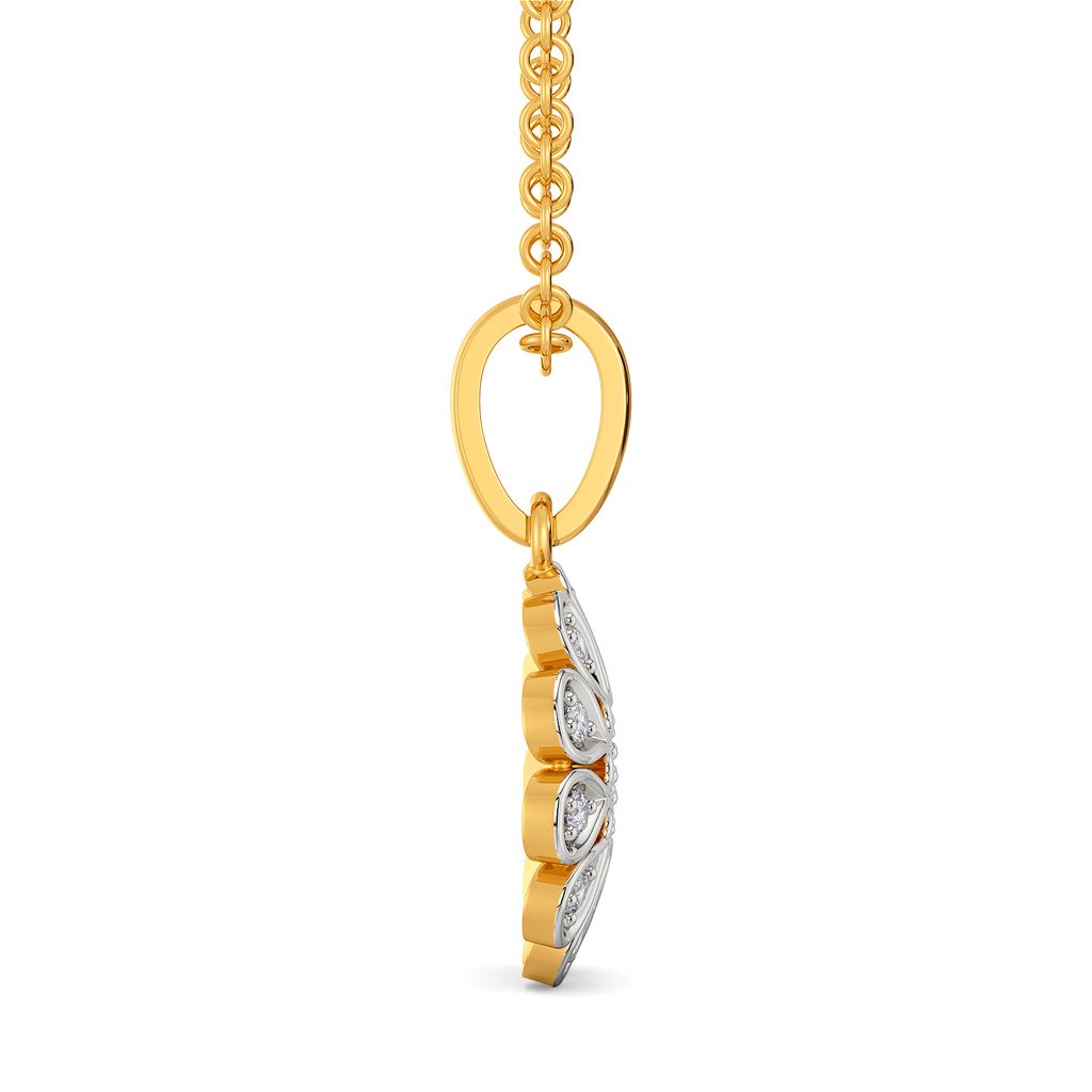 Tuck A Knit Diamond Pendants