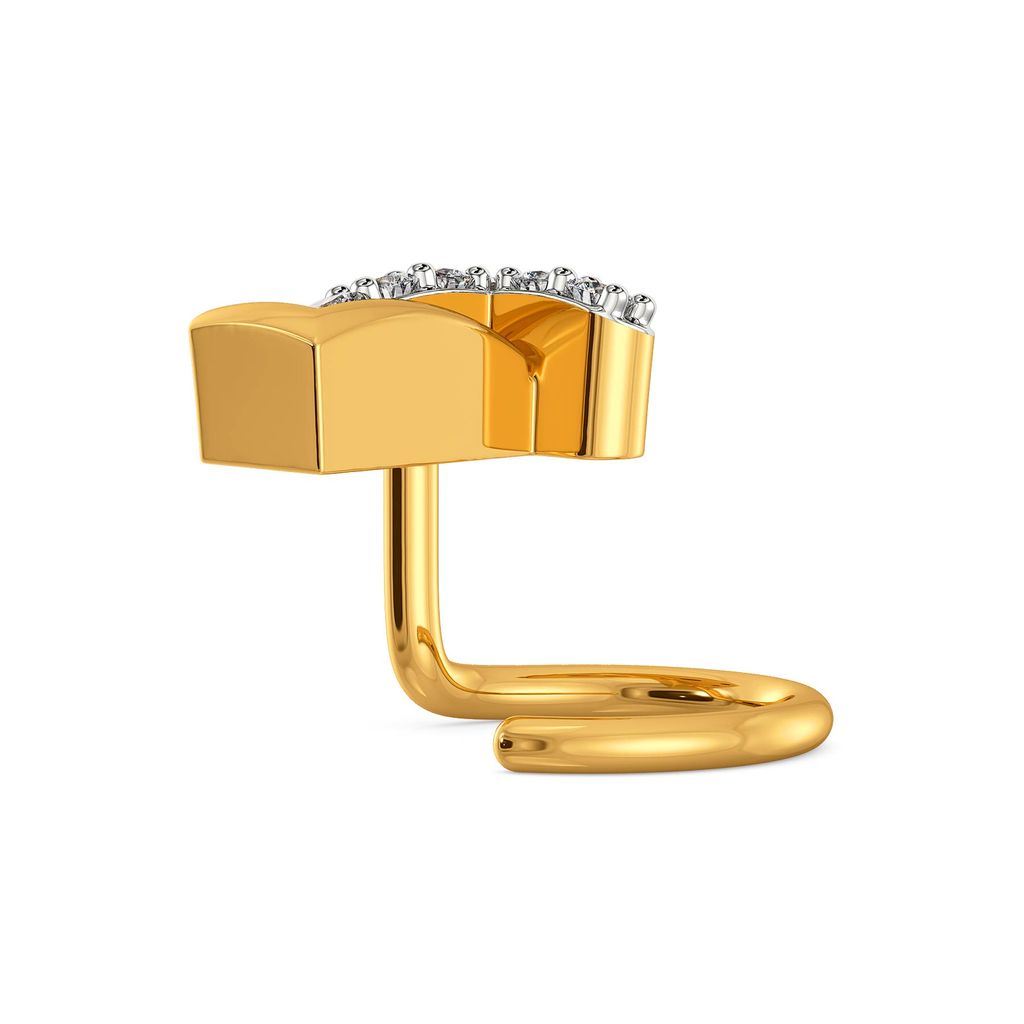 Elegant Drama Diamond Nose Pins