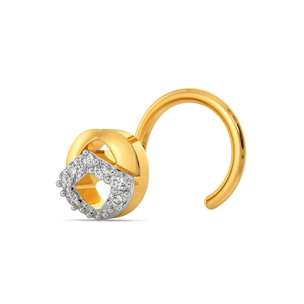 Lateral Layers Diamond Nose Pins