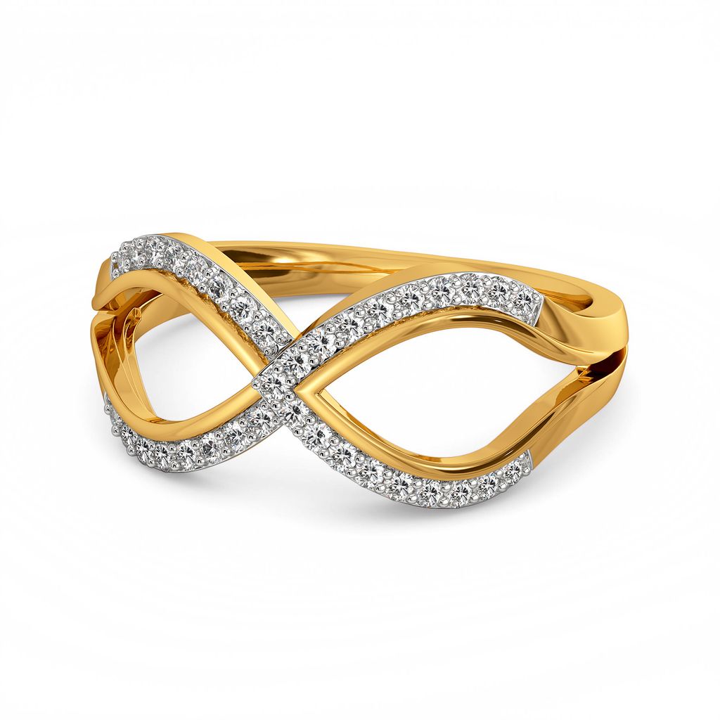 Sharp Layering Diamond Rings