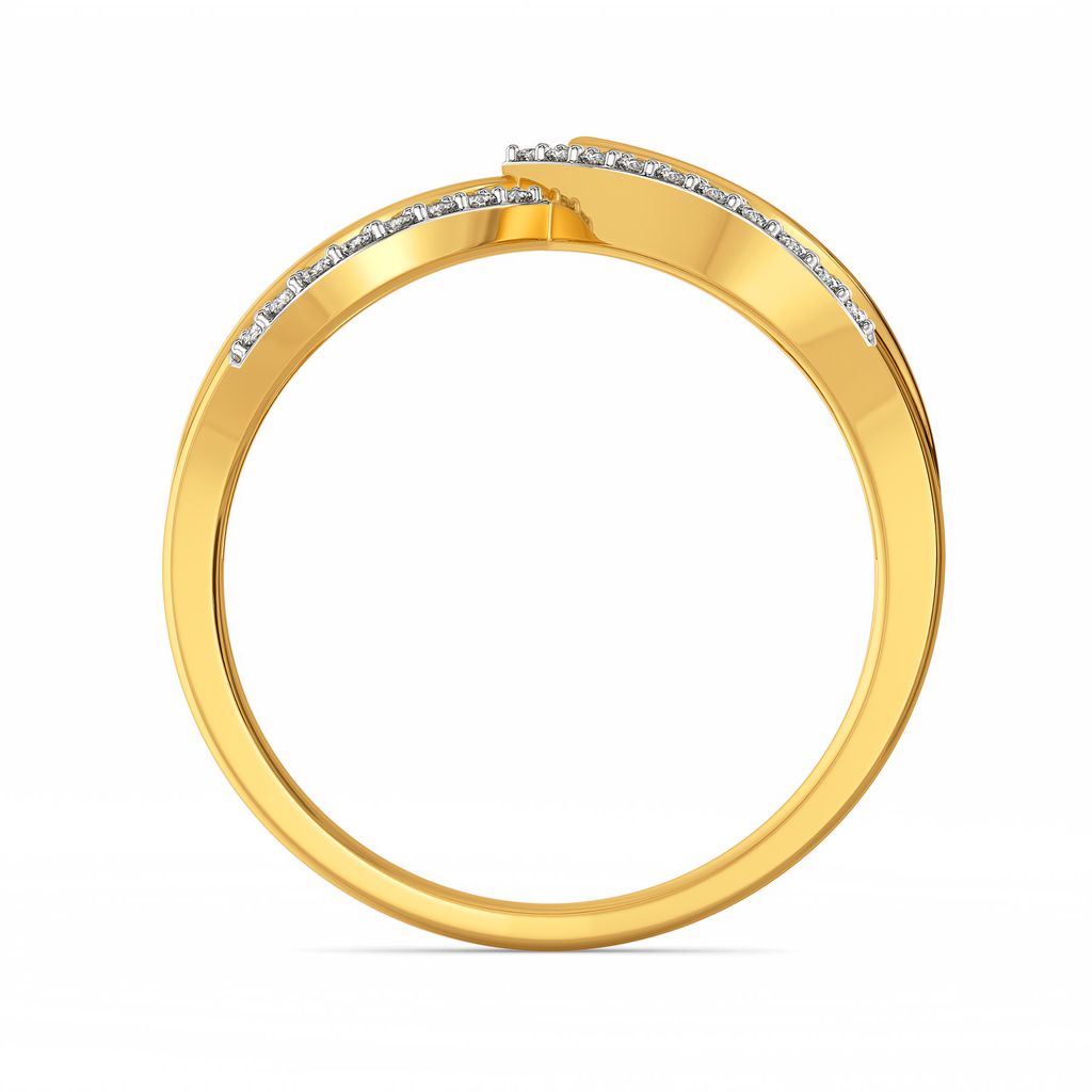Sharp Layering Diamond Rings