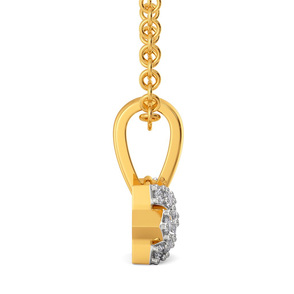 Right to Bow Diamond Pendants