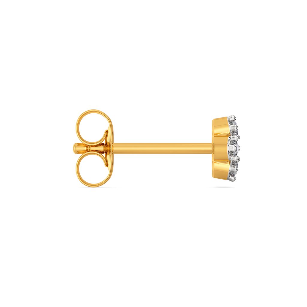 Floret Knots Diamond Earrings