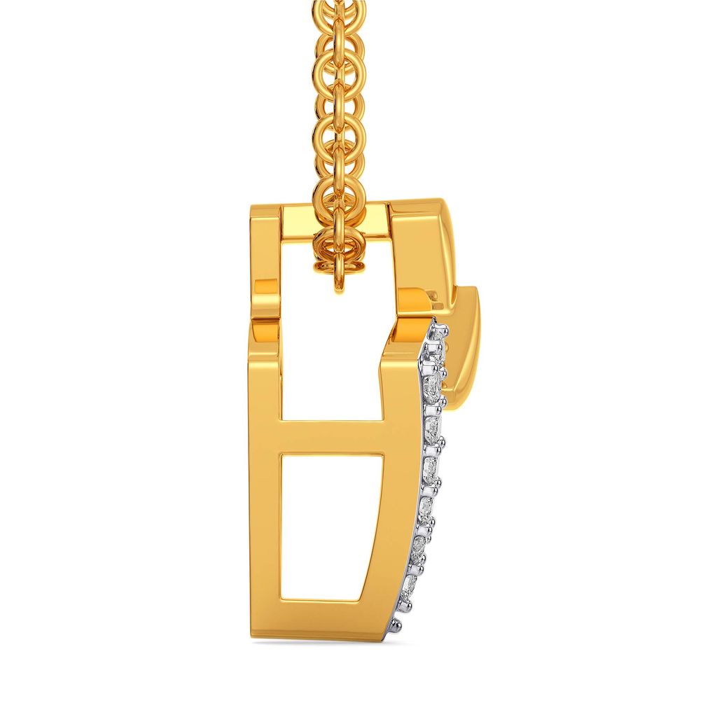 Bow Tousle Diamond Pendants