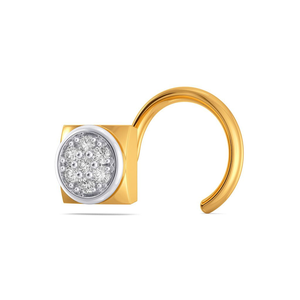 Neutral Notes Diamond Nose Pins