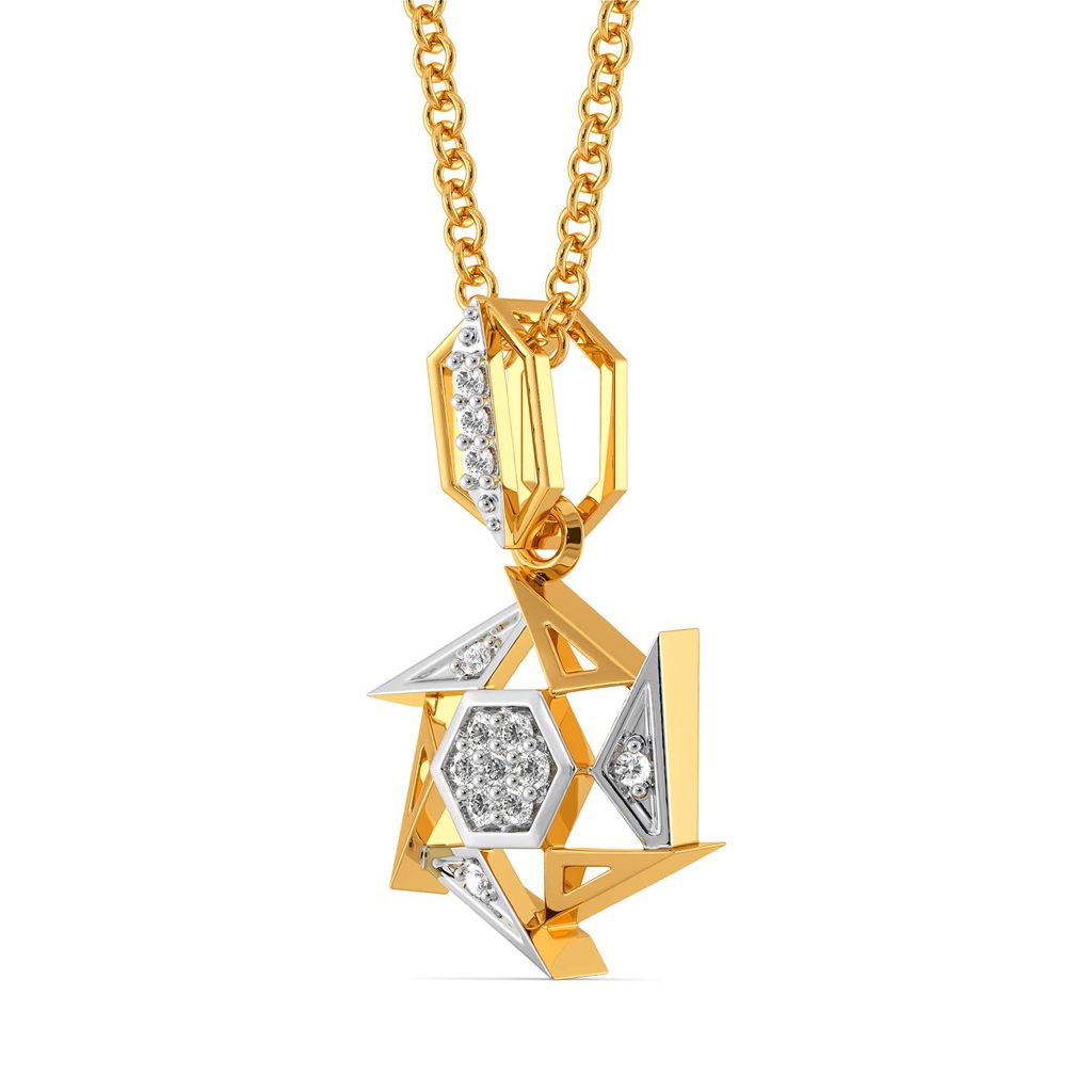 Prism Play Diamond Pendants