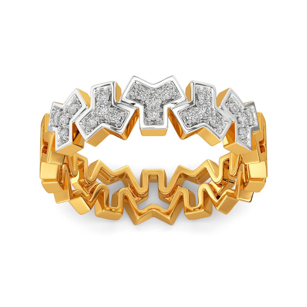 Bolder Shoulder Diamond Rings