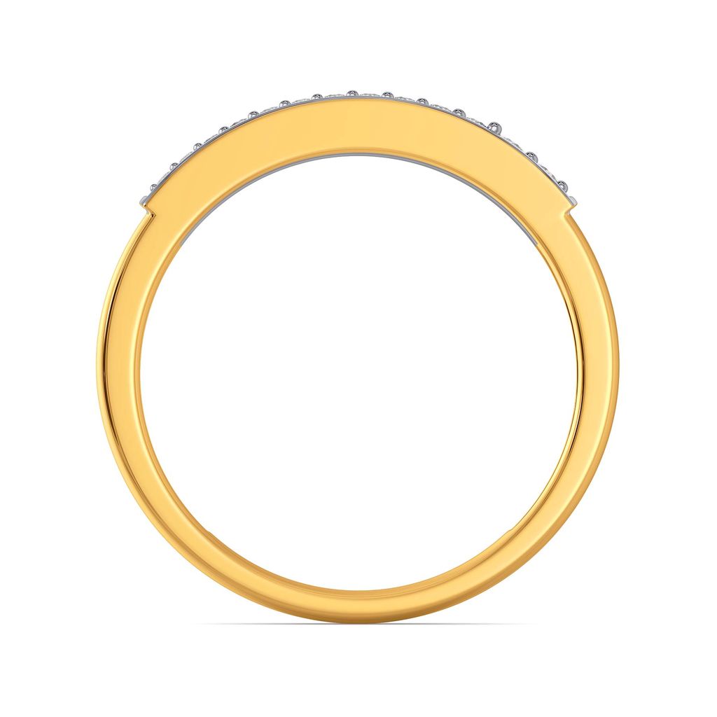 Angled Tangle Diamond Rings