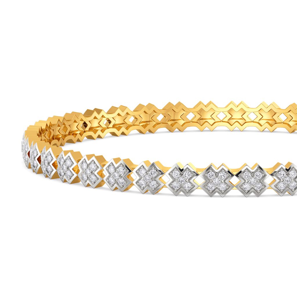 Pattern Play Diamond Bangles