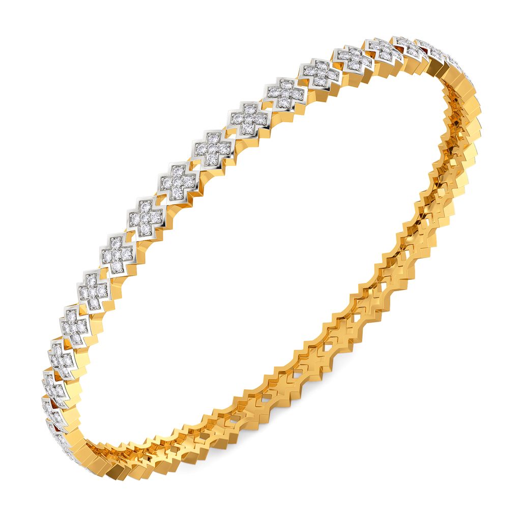 Pattern Play Diamond Bangles