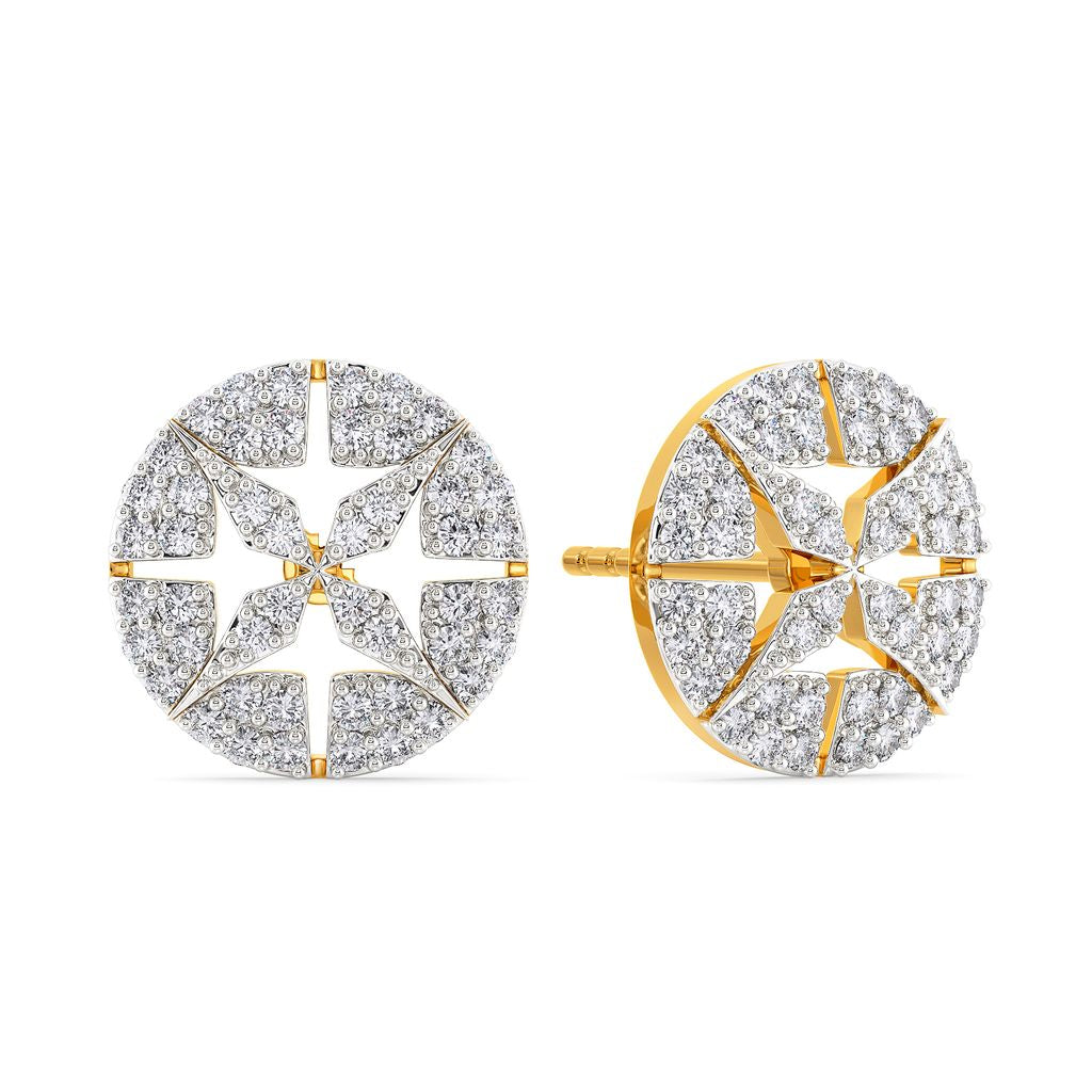 Deco Decadence Diamond Earrings