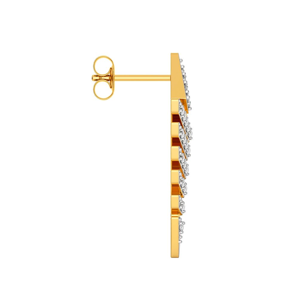 Black N Bold Diamond Earrings