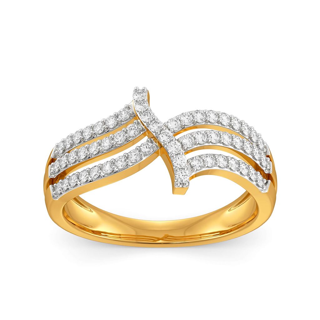 Bourgeois Twist Diamond Rings