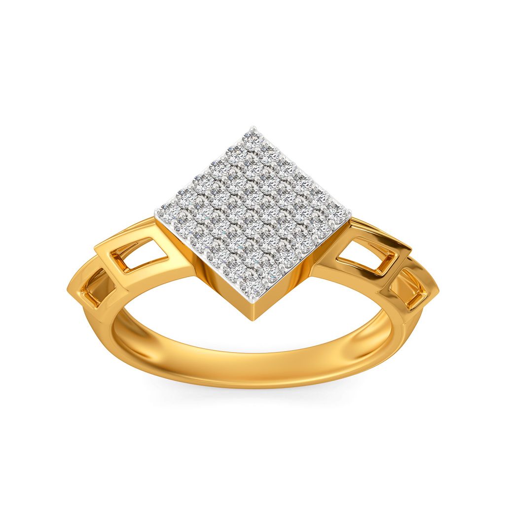 Dice Décor Diamond Rings