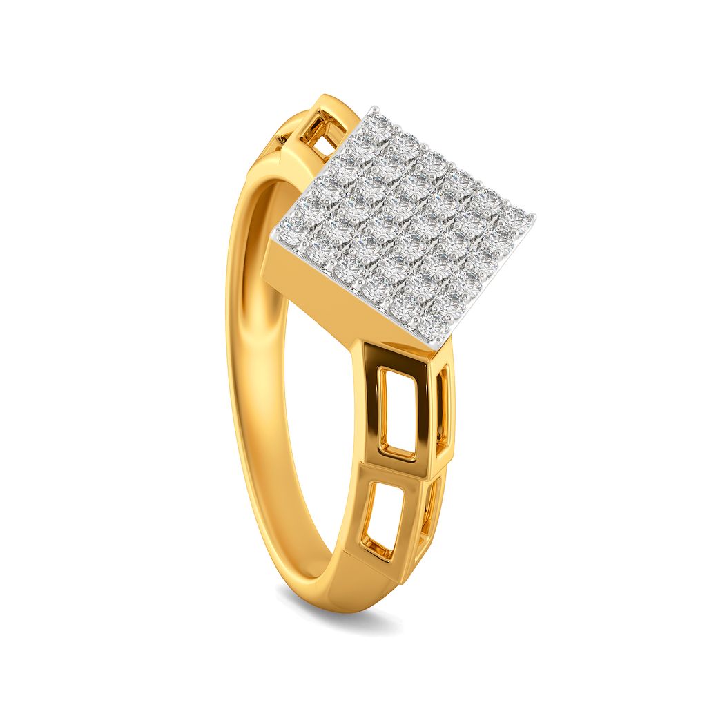 Dice Décor Diamond Rings