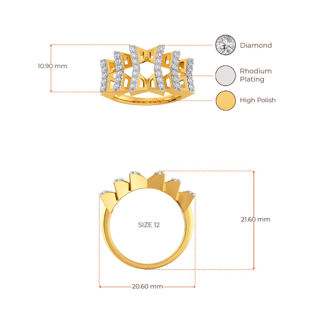 Sassy Sides Diamond Rings
