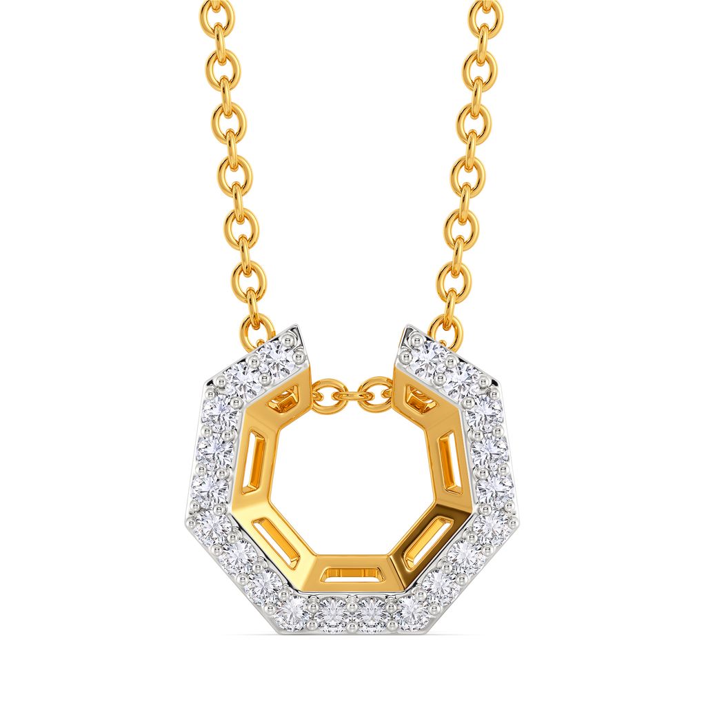Mystic Symmetric Diamond Pendants