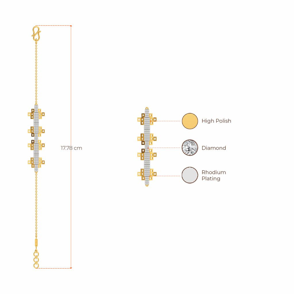 Frieze Frenzy Diamond Bracelets