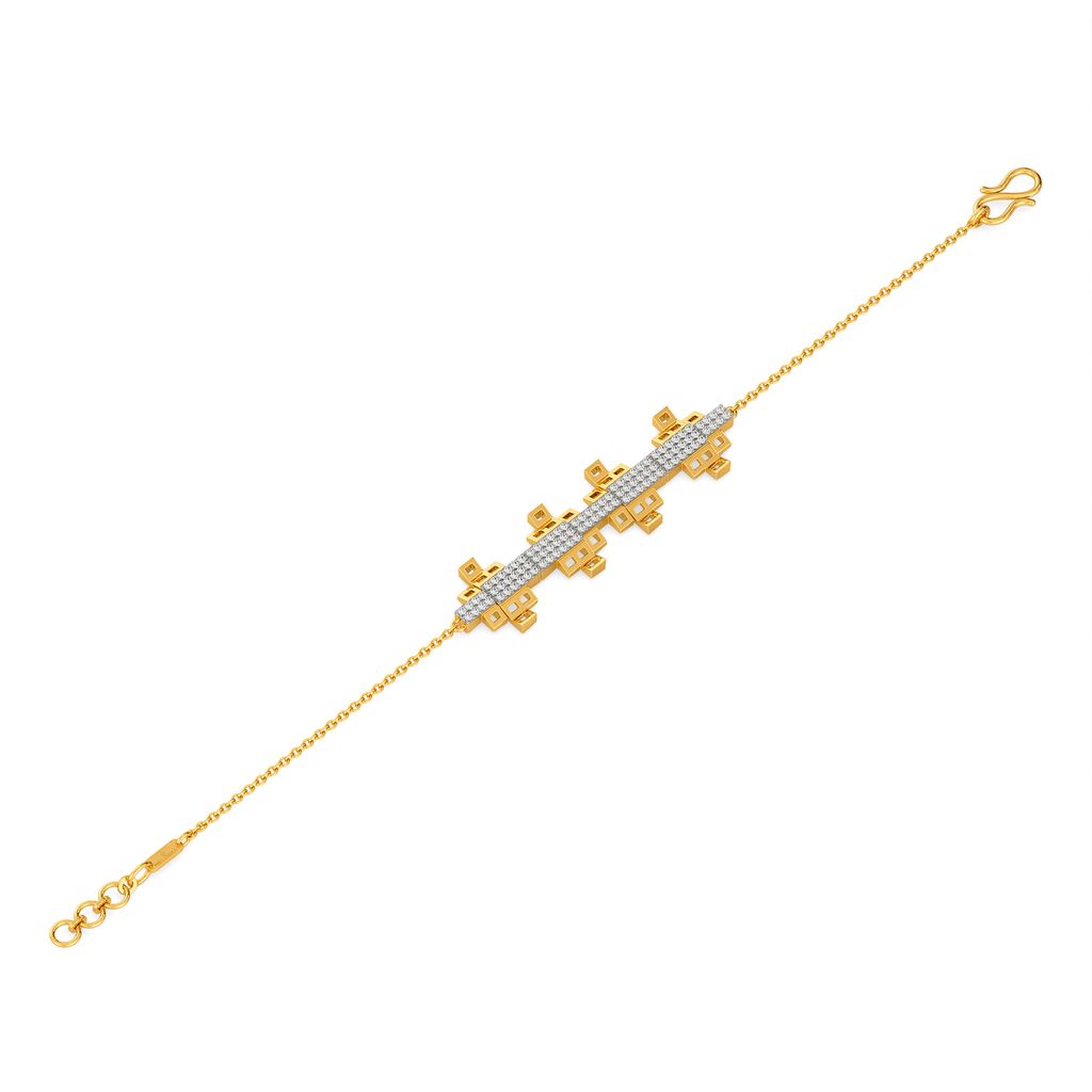 Frieze Frenzy Diamond Bracelets