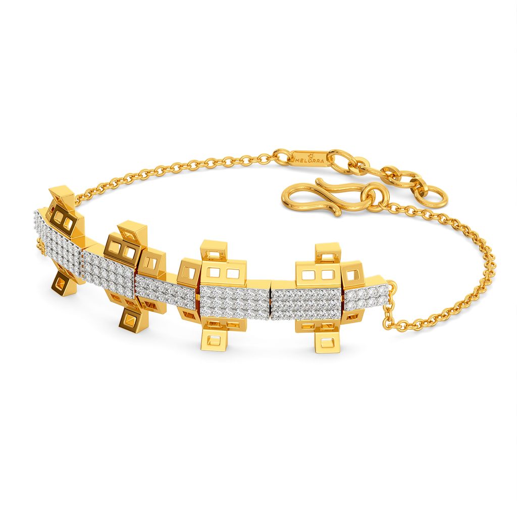 Frieze Frenzy Diamond Bracelets