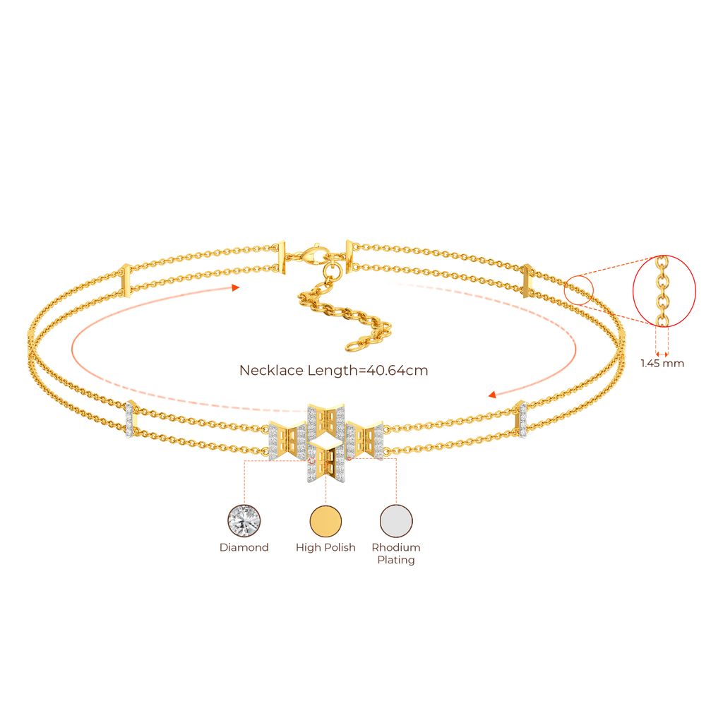 Tessellate Tales Diamond Necklaces