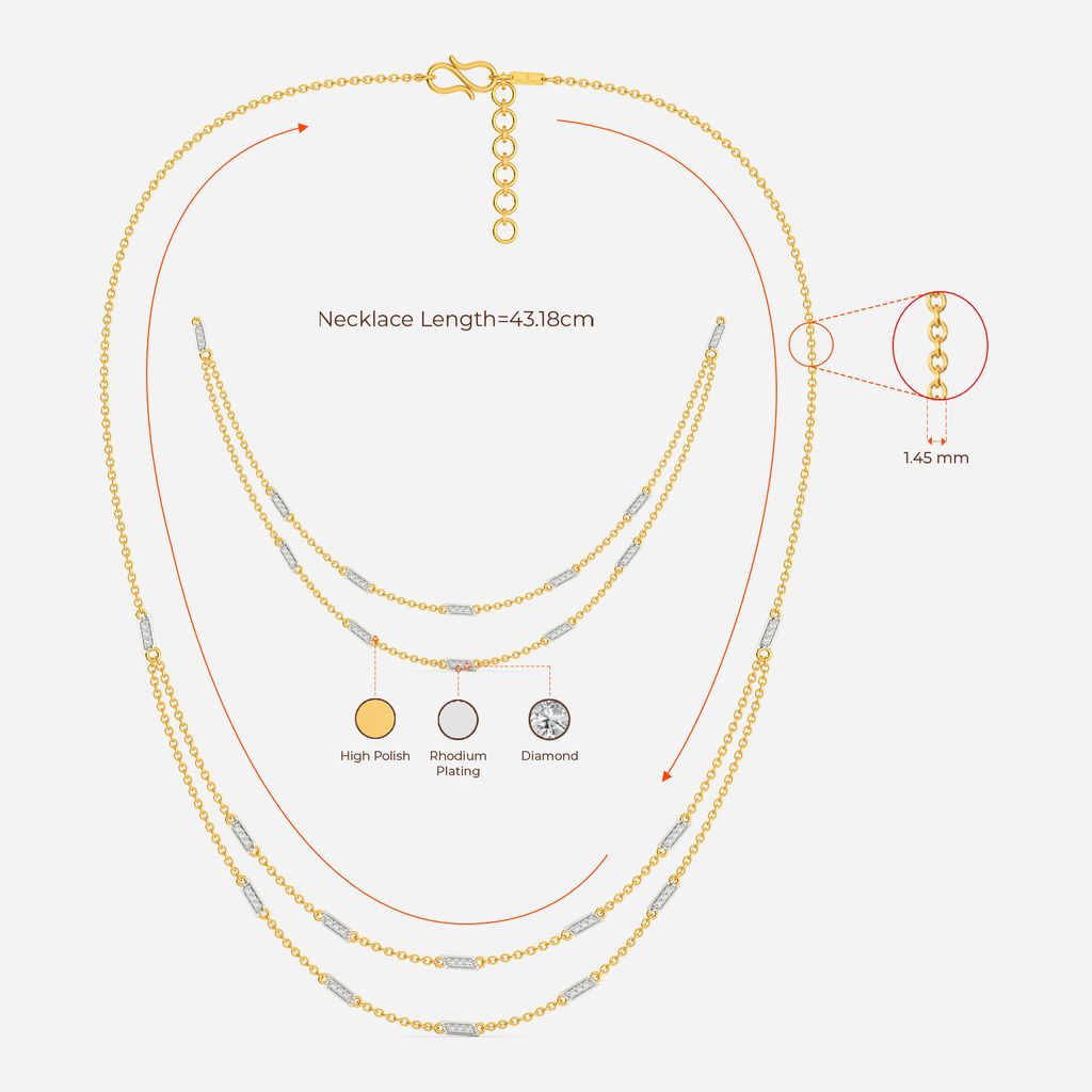 Yearning for Yarns Diamond Necklaces