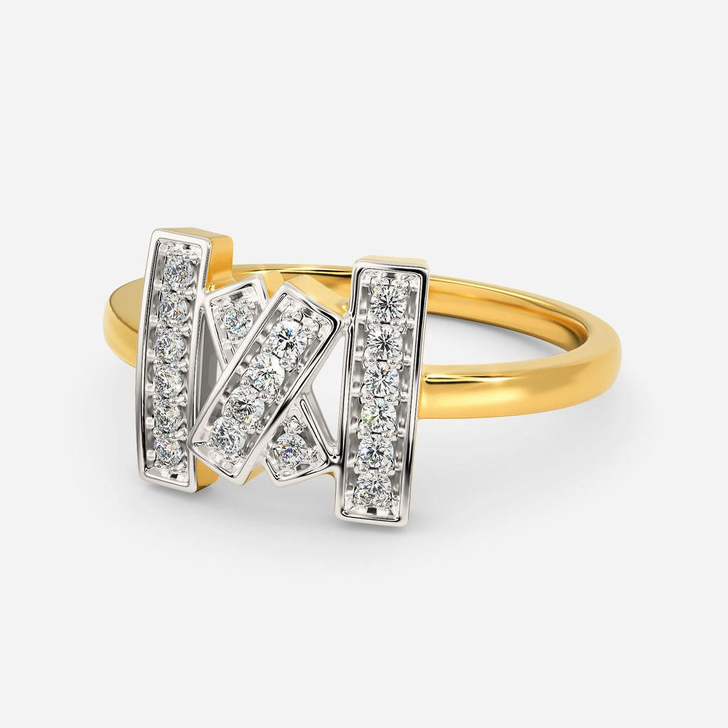 Wingin Knit Diamond Rings