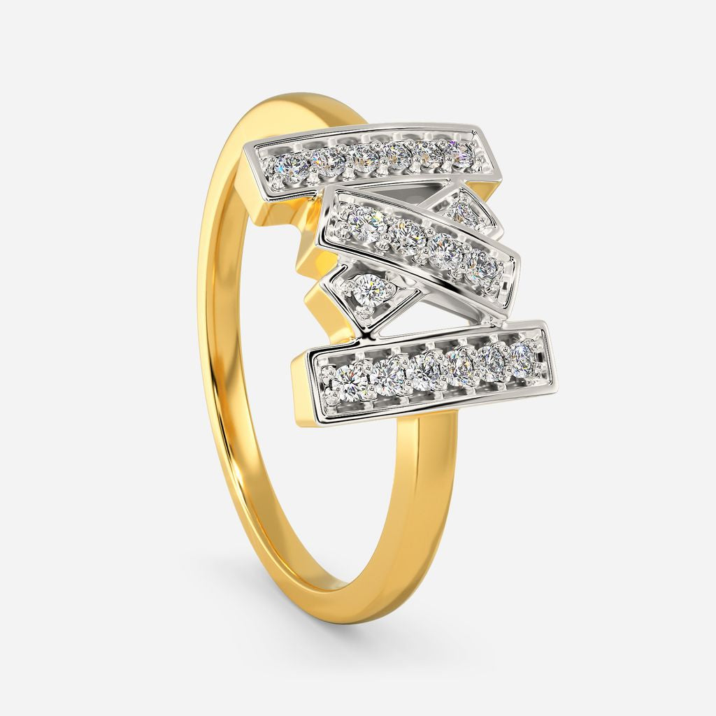 Wingin Knit Diamond Rings