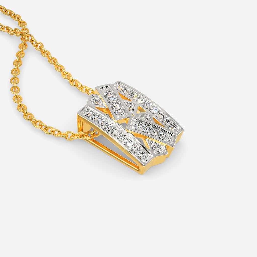 Wingin Knit Diamond Pendants