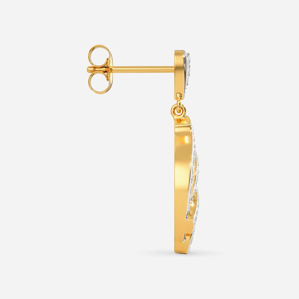 Knit Me Knot Diamond Earrings