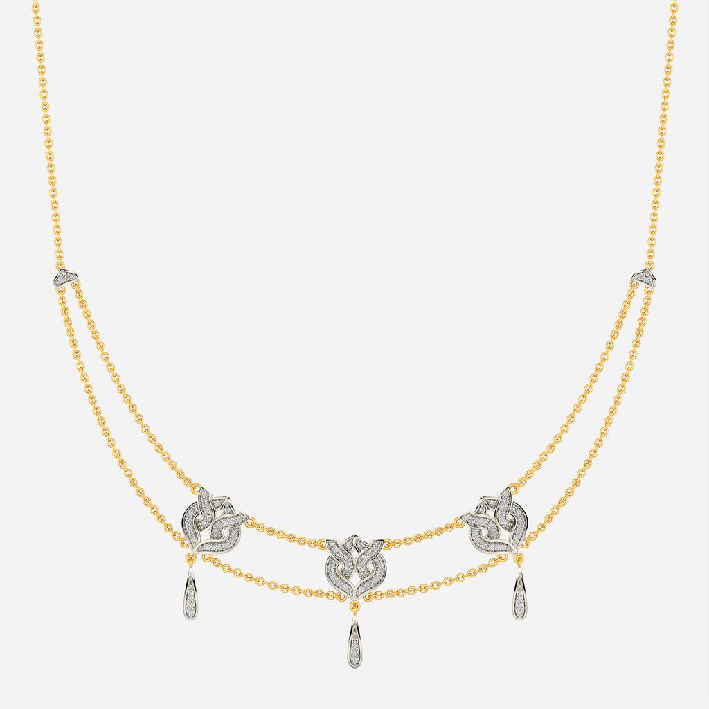 Knit Me Knot Diamond Necklaces