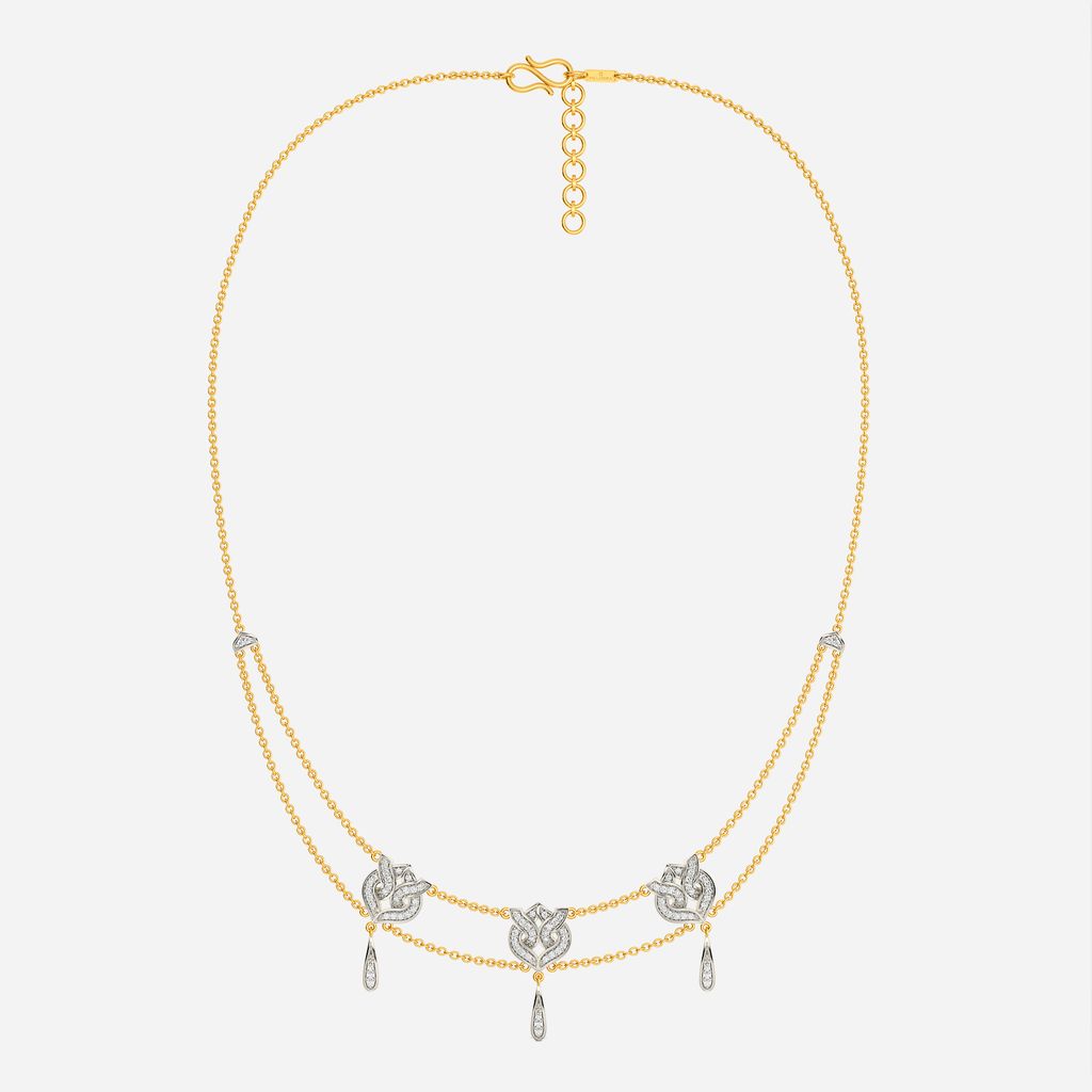 Knit Me Knot Diamond Necklaces