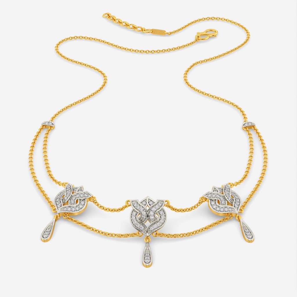 Knit Me Knot Diamond Necklaces