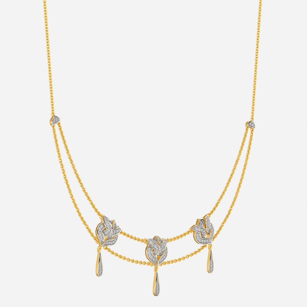 Knit Me Knot Diamond Necklaces
