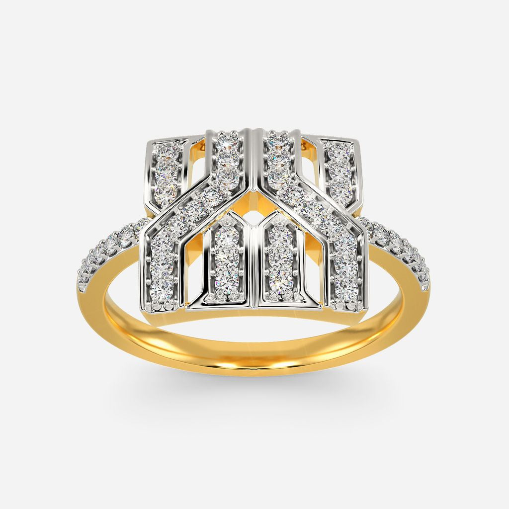 Winter Verve Diamond Rings