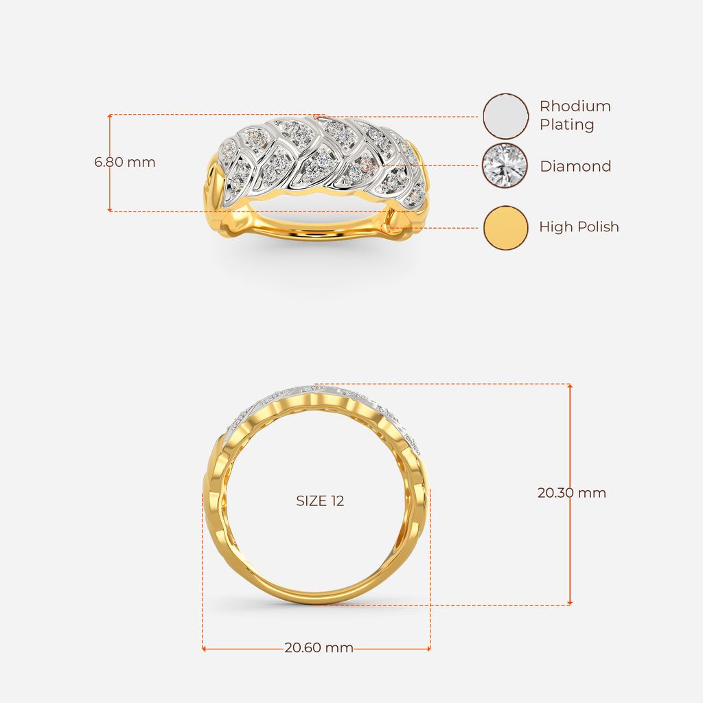 Knitted Sauve Diamond Rings