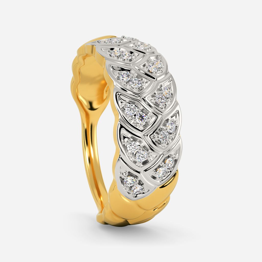 Knitted Sauve Diamond Rings