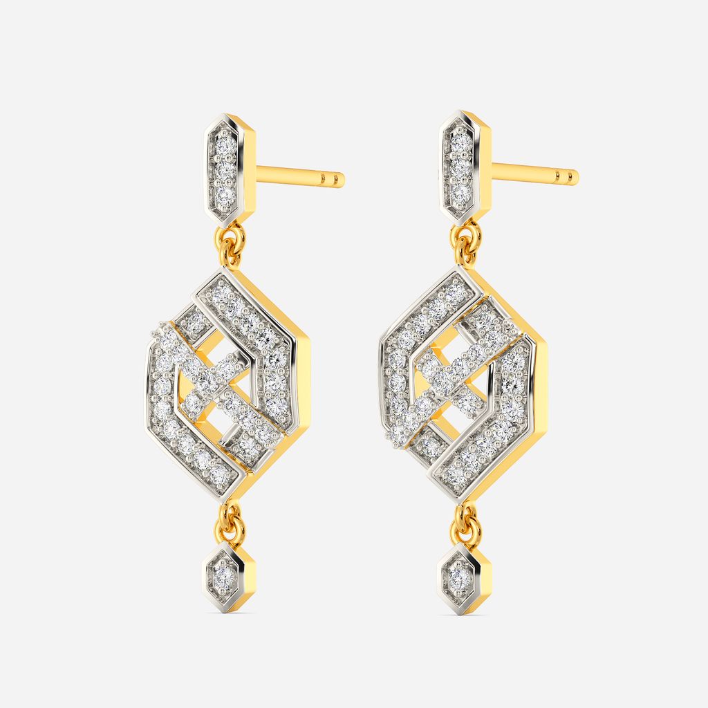 Urbane Knots Diamond Earrings