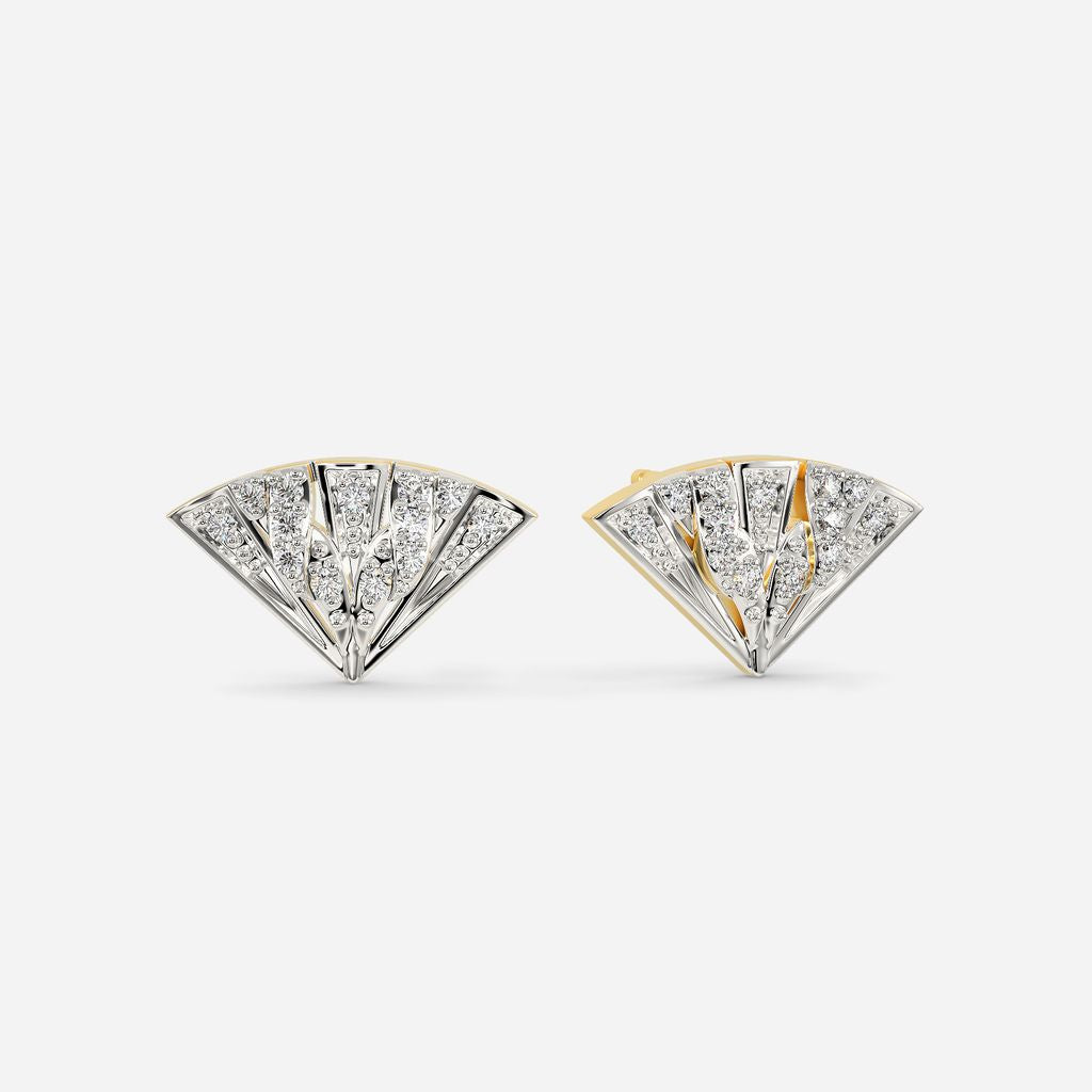 Knit My Story Diamond Earrings