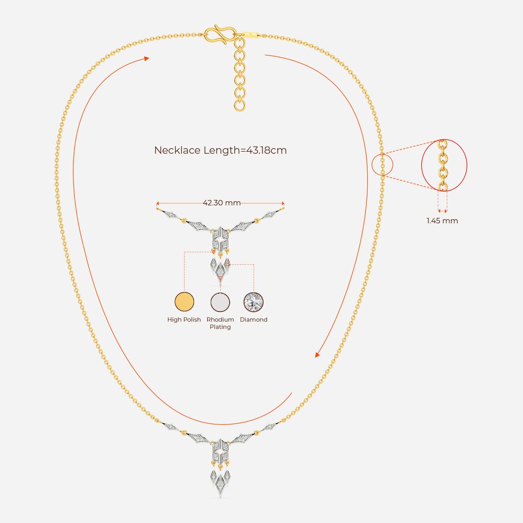 Knits All Over Diamond Necklaces