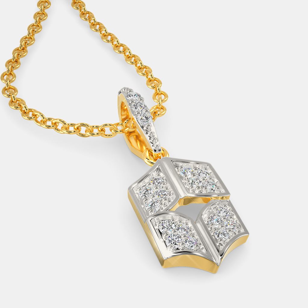 Knits All Over Diamond Pendants