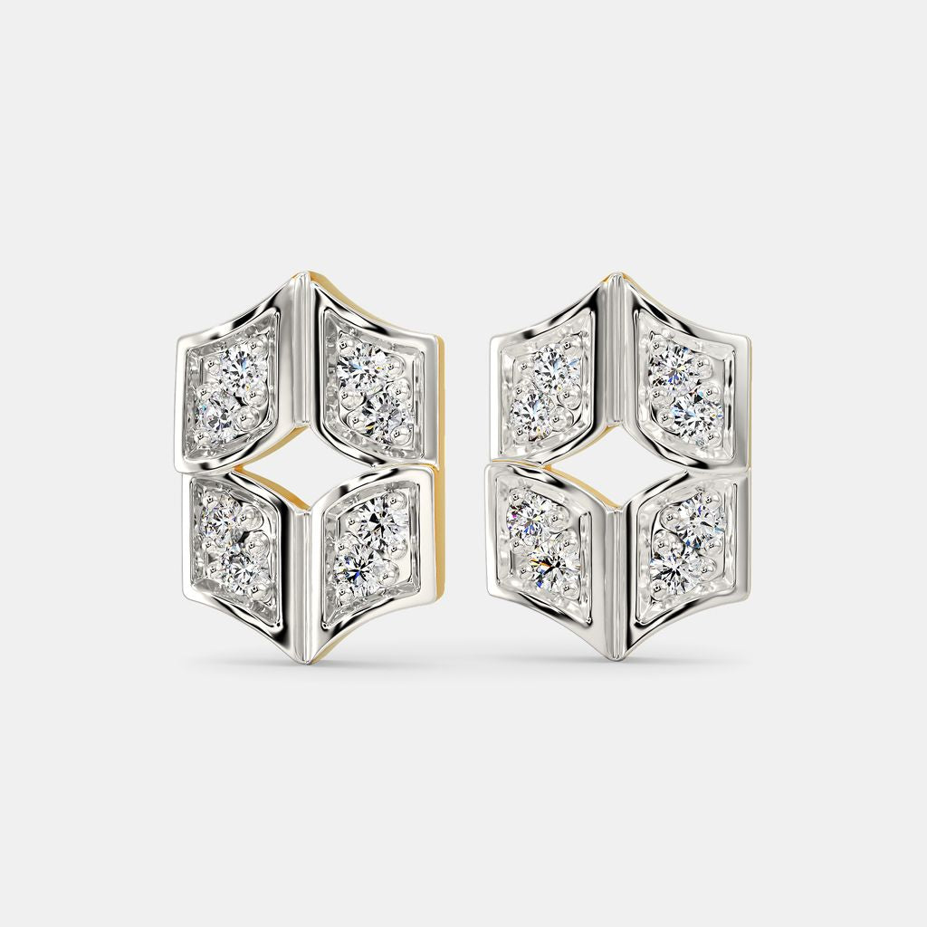 Knits All Over Diamond Earrings