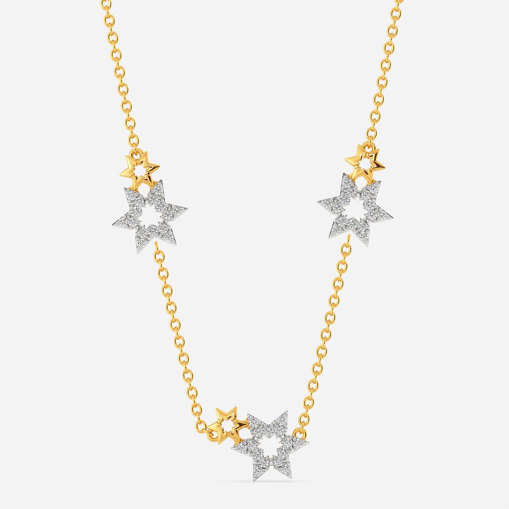 Symbolize the Chic Diamond Necklaces